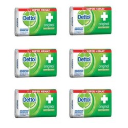 صابون اورجینال دتول 6 عددی...